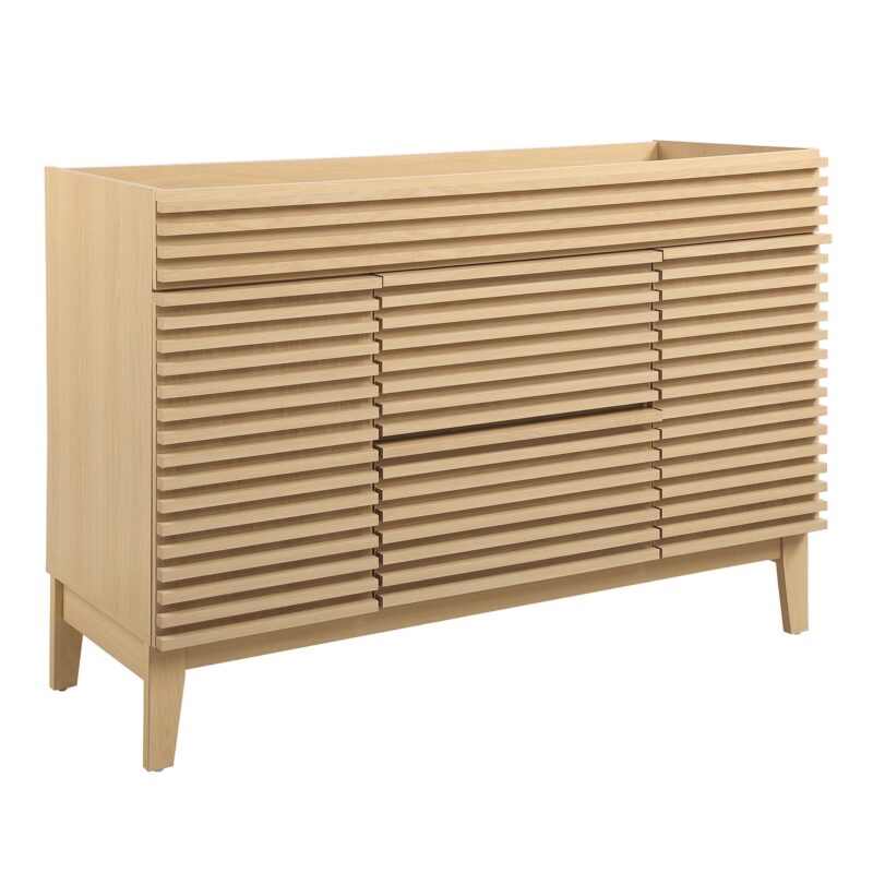 Render 48″ Single Sink Compatible (not included) Bathroom Vanity Cabinet