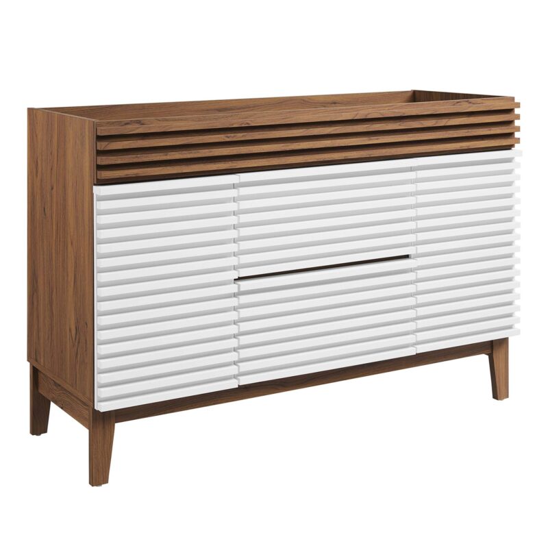 Render 48″ Single Sink Compatible (not included) Bathroom Vanity Cabinet