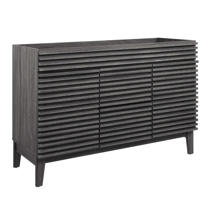 Render 48″ Double Sink Compatible (Not Included) Bathroom Vanity Cabinet