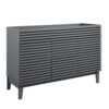 Render 48″ Double Sink Compatible (Not Included) Bathroom Vanity Cabinet