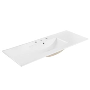 Cayman 48″ Single Basin Bathroom Sink