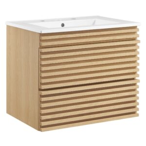 Render 24″ Wall-Mount Bathroom Vanity