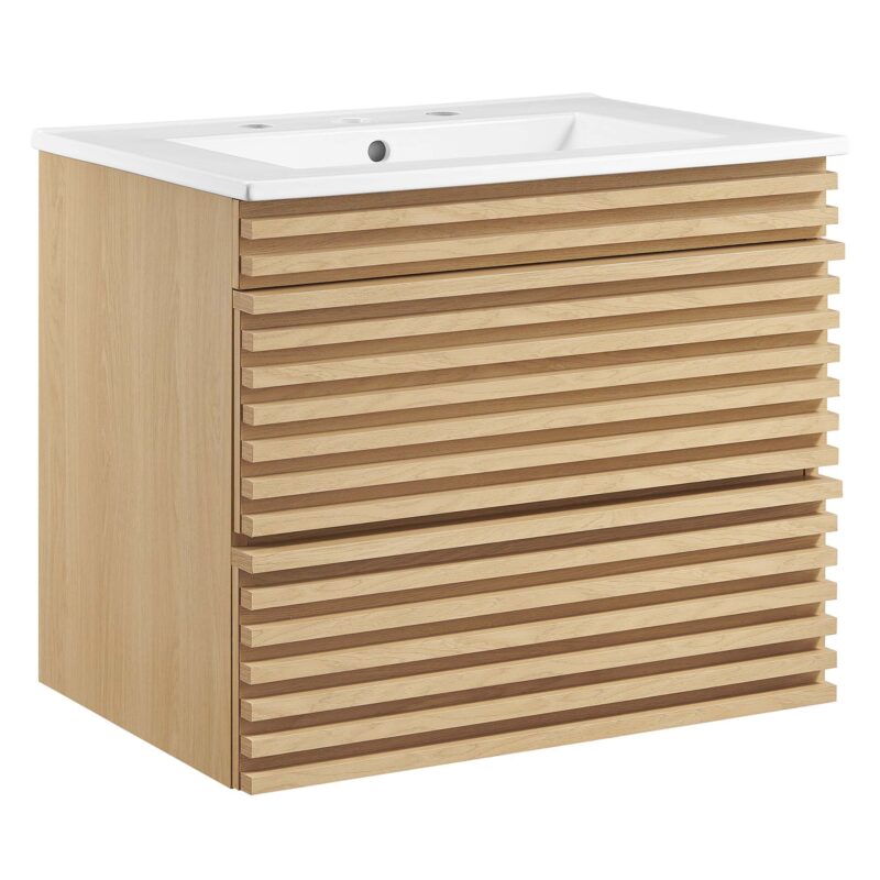 Render 24″ Wall-Mount Bathroom Vanity