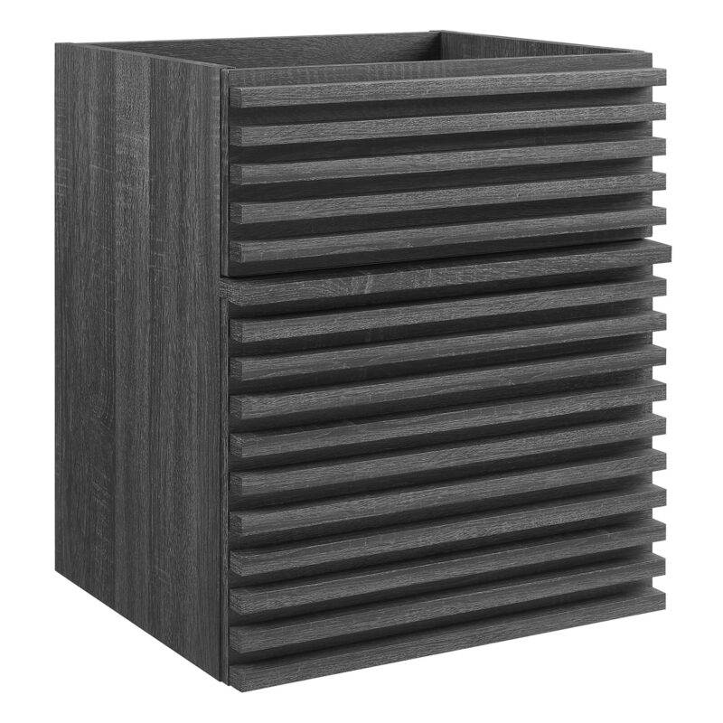 Render 18″ Wall-Mount Bathroom Vanity Cabinet (Sink Basin Not Included)