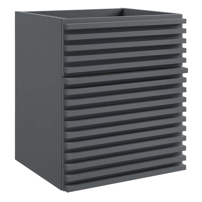 Render 18″ Wall-Mount Bathroom Vanity Cabinet (Sink Basin Not Included)