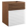 Render 18″ Wall-Mount Bathroom Vanity Cabinet (Sink Basin Not Included)