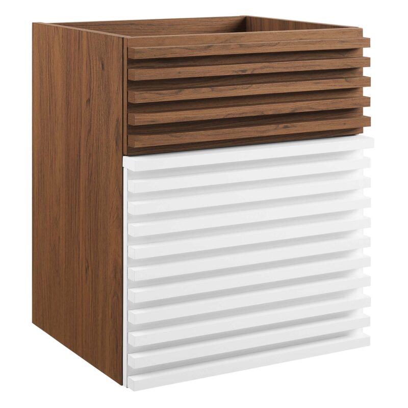 Render 18″ Wall-Mount Bathroom Vanity Cabinet (Sink Basin Not Included)