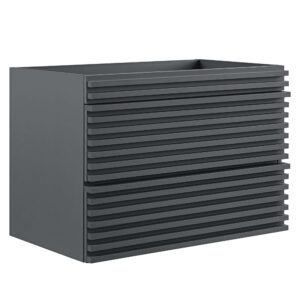 Render 30″ Wall-Mount Bathroom Vanity Cabinet (Sink Basin Not Included)