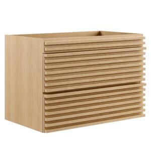 Render 30″ Wall-Mount Bathroom Vanity Cabinet (Sink Basin Not Included)