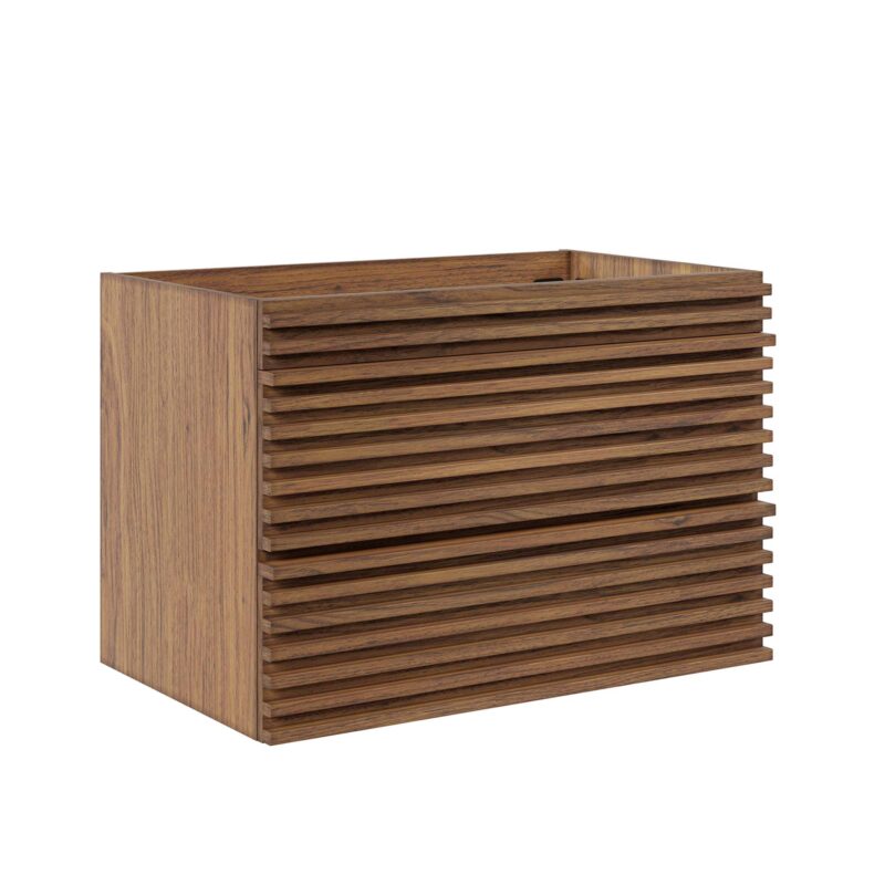 Render 30″ Wall-Mount Bathroom Vanity Cabinet (Sink Basin Not Included)