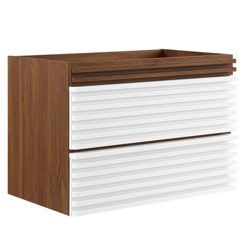 Render 30″ Wall-Mount Bathroom Vanity Cabinet (Sink Basin Not Included)