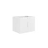 Vitality 24″ Bathroom Vanity Cabinet (Sink Basin Not Included), White