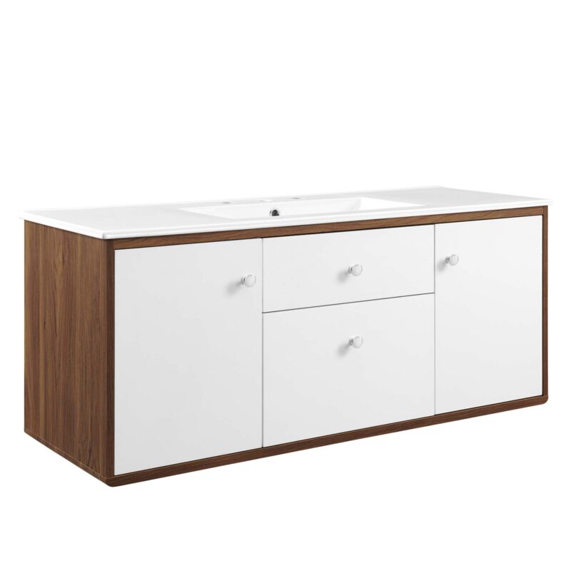 Transmit 48″ Wall-Mount Bathroom Vanity