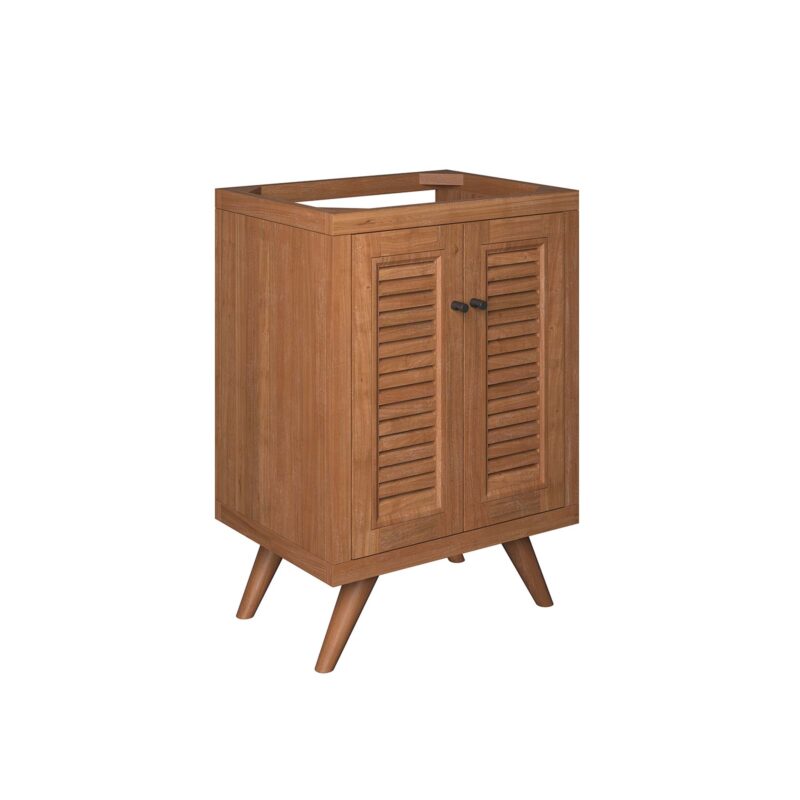 Birdie 24″ Teak Wood Bathroom Vanity Cabinet (Sink Basin Not Included)