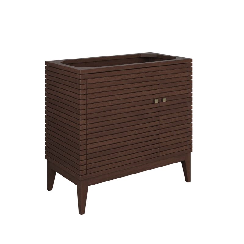 Ledger 36″ Wood Bathroom Vanity Cabinet (Sink Basin Not Included)