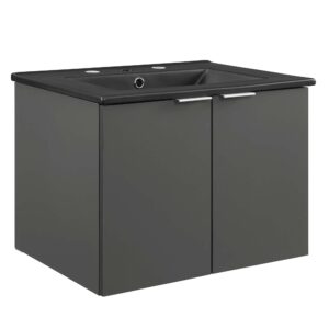 Maybelle 24″ Wall-Mount Bathroom Vanity