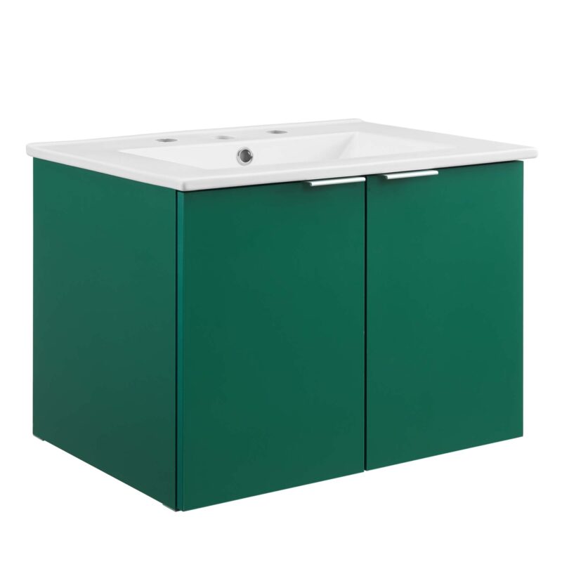 Maybelle 24″ Wall-Mount Bathroom Vanity