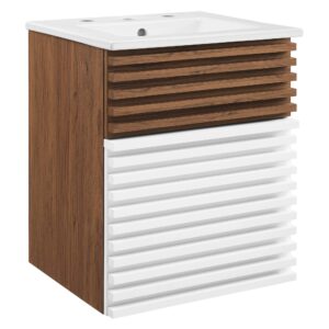 Render 18″ Wall-Mount Bathroom Vanity