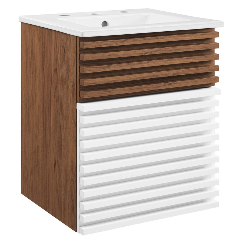 Render 18″ Wall-Mount Bathroom Vanity