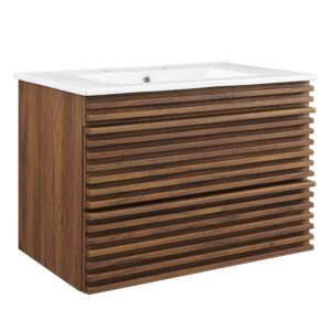 Render 30″ Wall-Mount Bathroom Vanity
