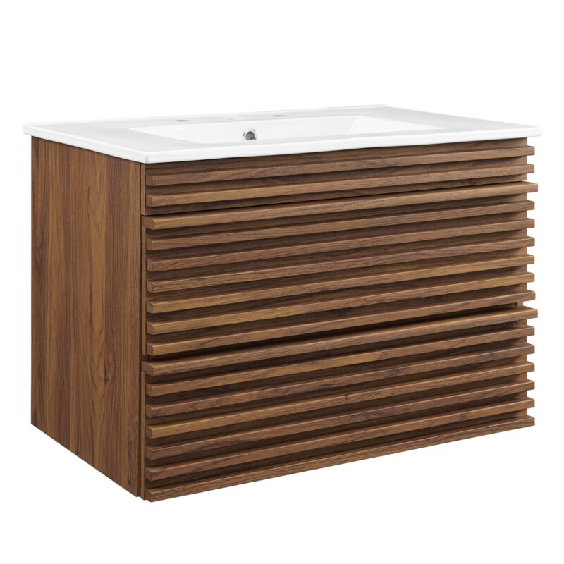 Render 30″ Wall-Mount Bathroom Vanity