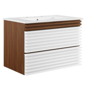 Render 30″ Wall-Mount Bathroom Vanity