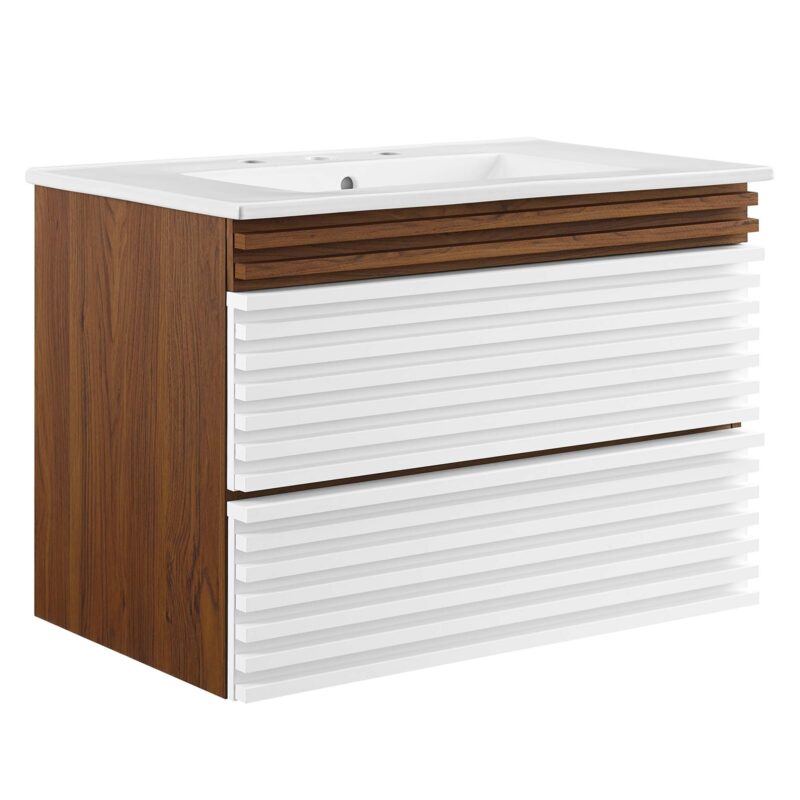 Render 30″ Wall-Mount Bathroom Vanity