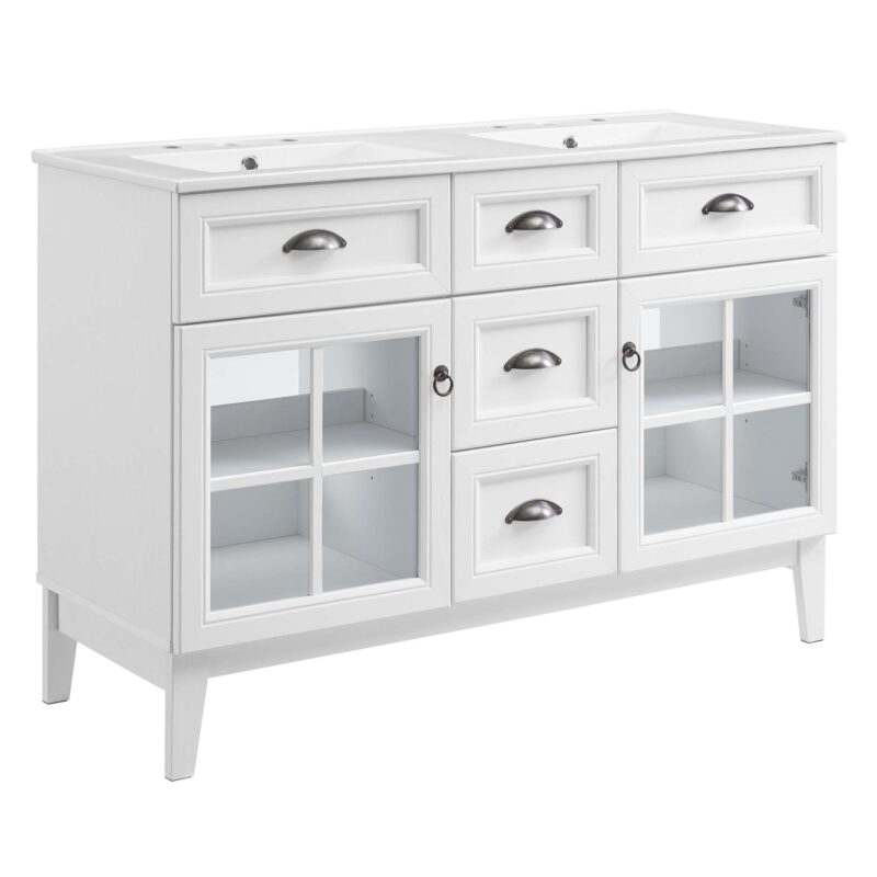 Isle 48″ Double Bathroom Vanity Cabinet