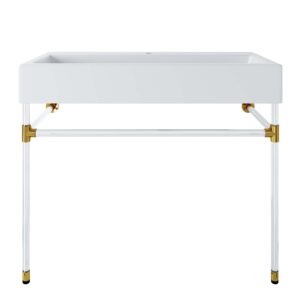 Redeem 40″ Acrylic Wall-Mount Bathroom Vanity