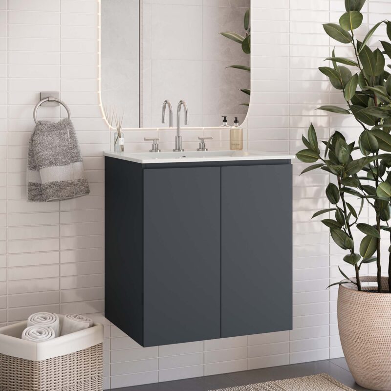 Bryn 24" Wall-Mount Bathroom Vanity