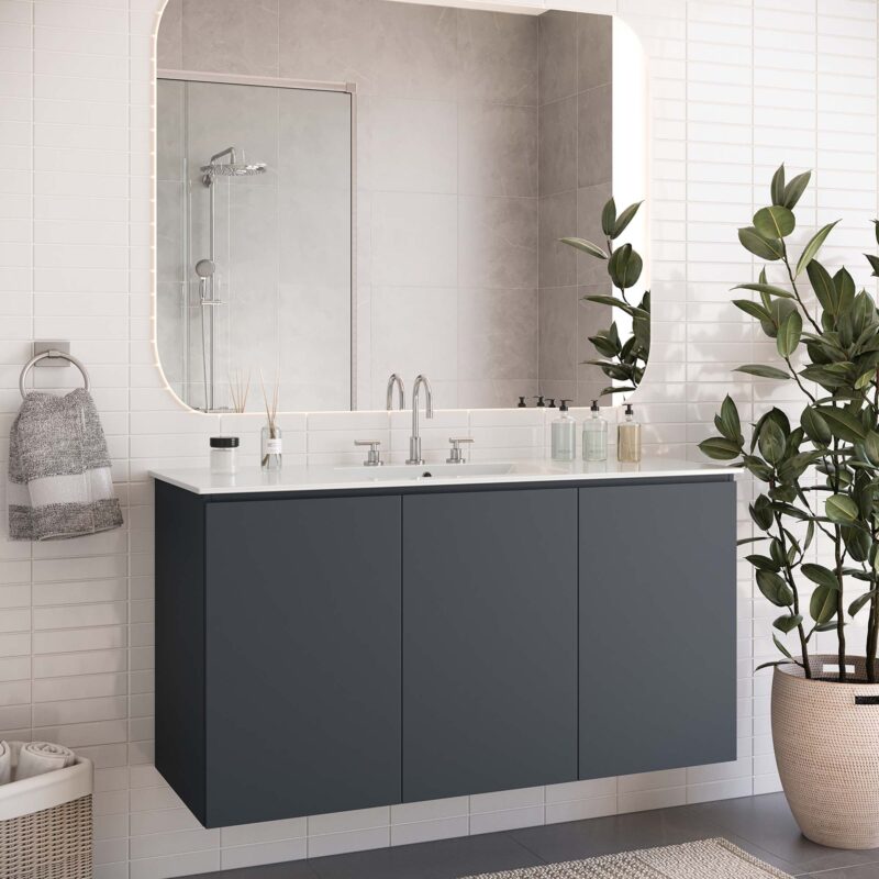 Bryn 48" Wall-Mount Bathroom Vanity