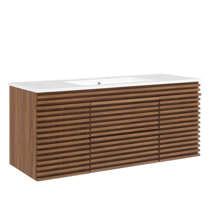 Render 48″ Wall-Mount Bathroom Vanity
