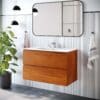 Scenic 36" Wall-Mount Bathroom Vanity