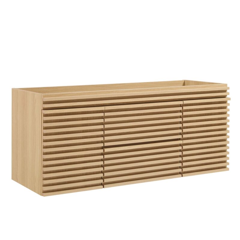 Render 48″ Single Sink Compatible (Not Included) Bathroom Vanity Cabinet