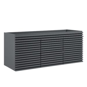 Render 48″ Double Sink Compatible (Not Included) Bathroom Vanity Cabinet