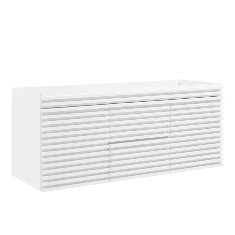Render 48″ Double Sink Compatible (Not Included) Bathroom Vanity Cabinet