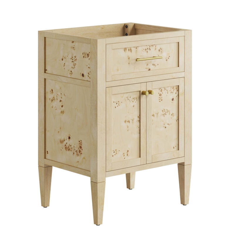 Elysian 24″ Wood Bathroom Vanity Cabinet (Sink Basin Not Included)