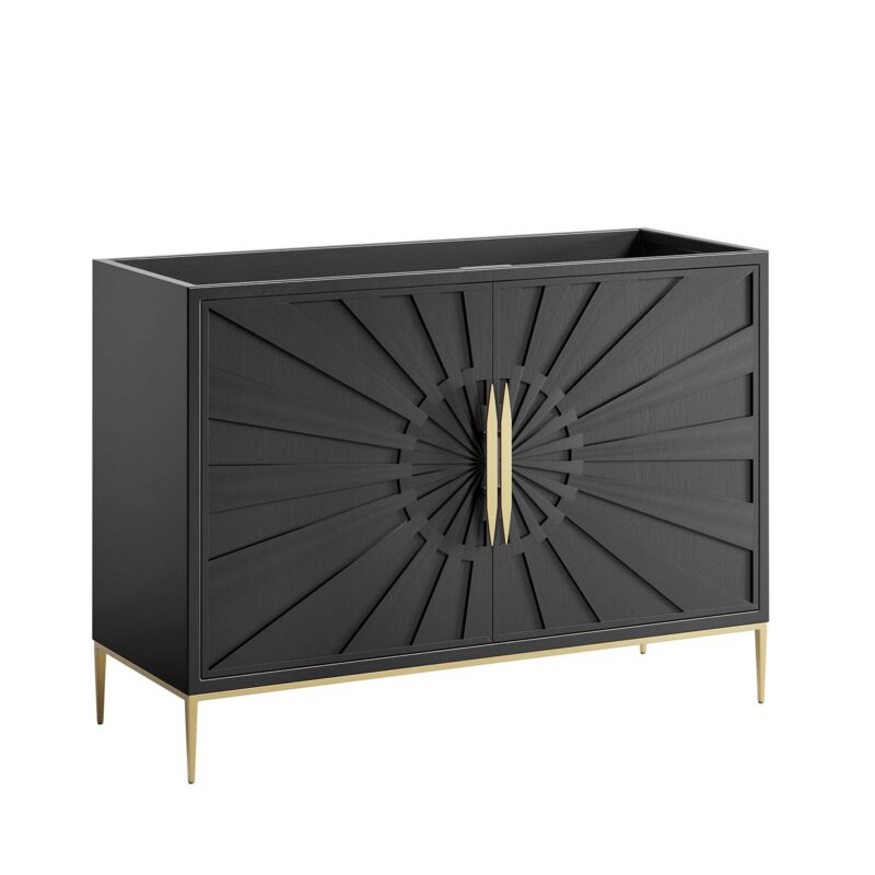 Awaken 48″ Double or Single Sink Compatible (Not Included) Bathroom Vanity Cabinet