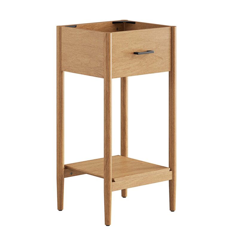 Zaire 18″ Bathroom Vanity Cabinet (Sink Basin Not Included), Natural