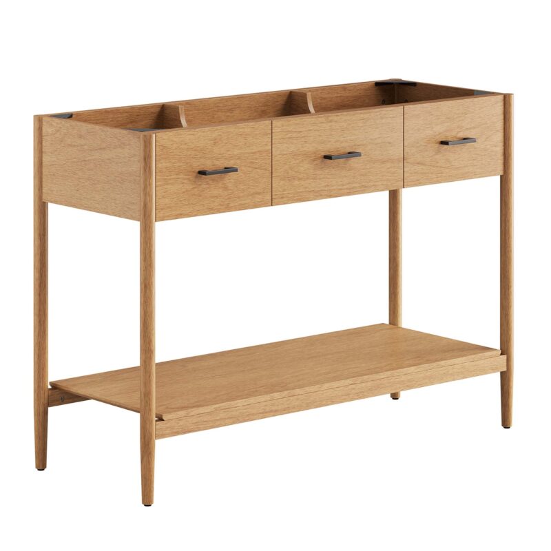 Zaire 48″ Single Sink Compatible Bathroom Vanity Cabinet (Sink Basin Not Included)