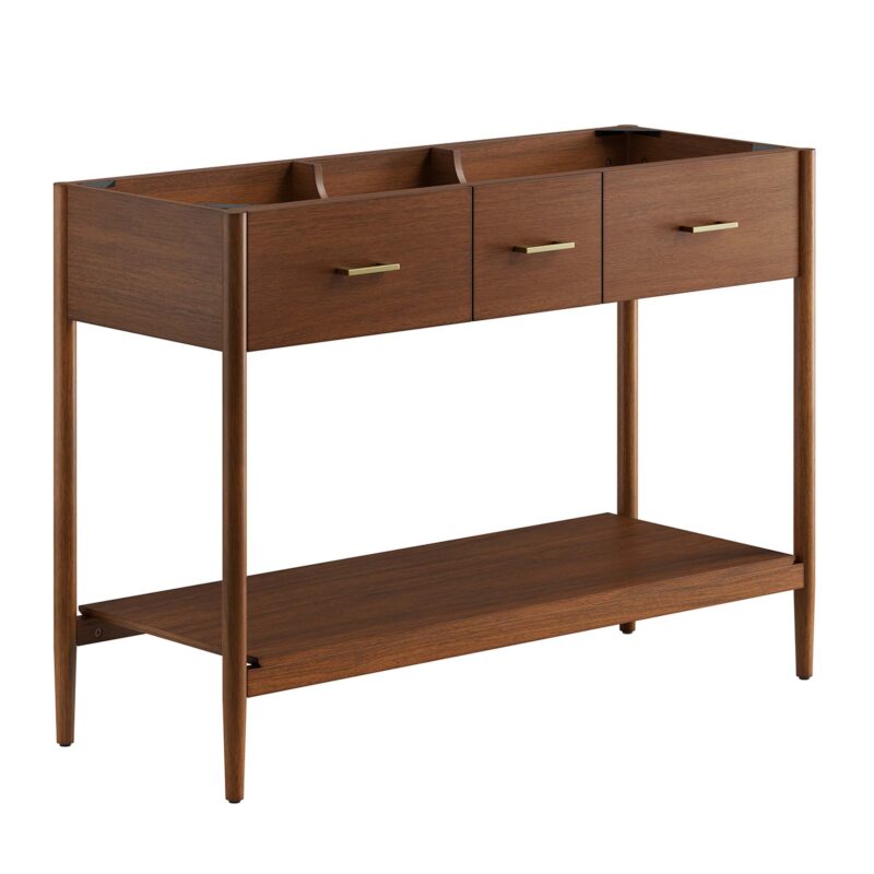 Zaire 48″ Double Sink Compatible Bathroom Vanity Cabinet (Sink Basin Not Included)