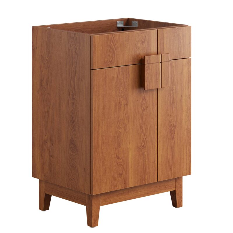 Miles 24″ Bathroom Vanity Cabinet (Sink Basin Not Included), Walnut