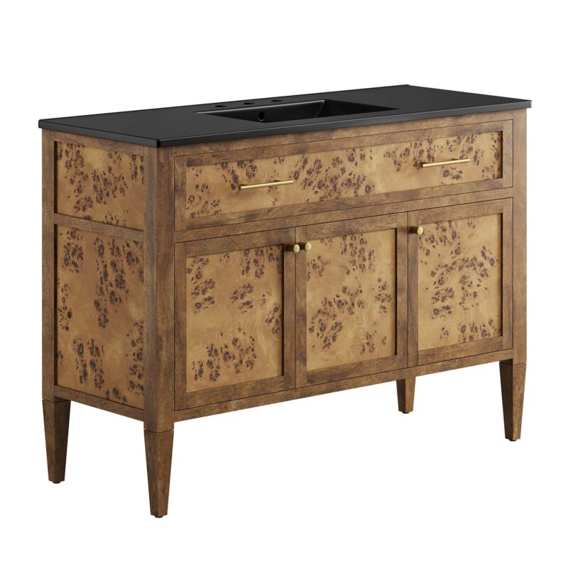 Elysian 48″ Wood Single Sink Bathroom Vanity