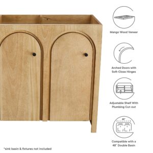 Appia 48″ Bathroom Vanity Cabinet (Sink Basin Not Included)