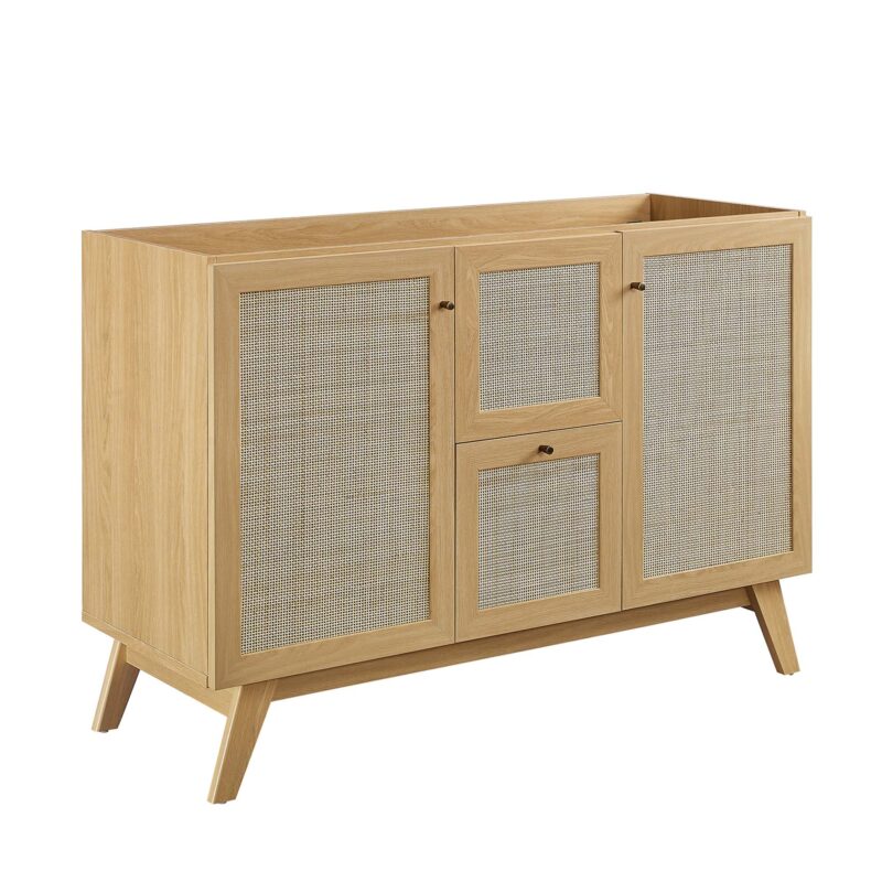 Soma 48″ Single or Double Sink Compatible Bathroom Vanity Cabinet (Sink Basin Not Included)