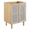 Calla 24″ Perforated Metal Bathroom Vanity Cabinet (Sink Basin Not Included)