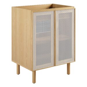 Calla 24″ Perforated Metal Bathroom Vanity Cabinet (Sink Basin Not Included)