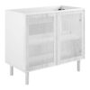 Calla 36″ Perforated Metal Bathroom Vanity Cabinet (Sink Basin Not Included)