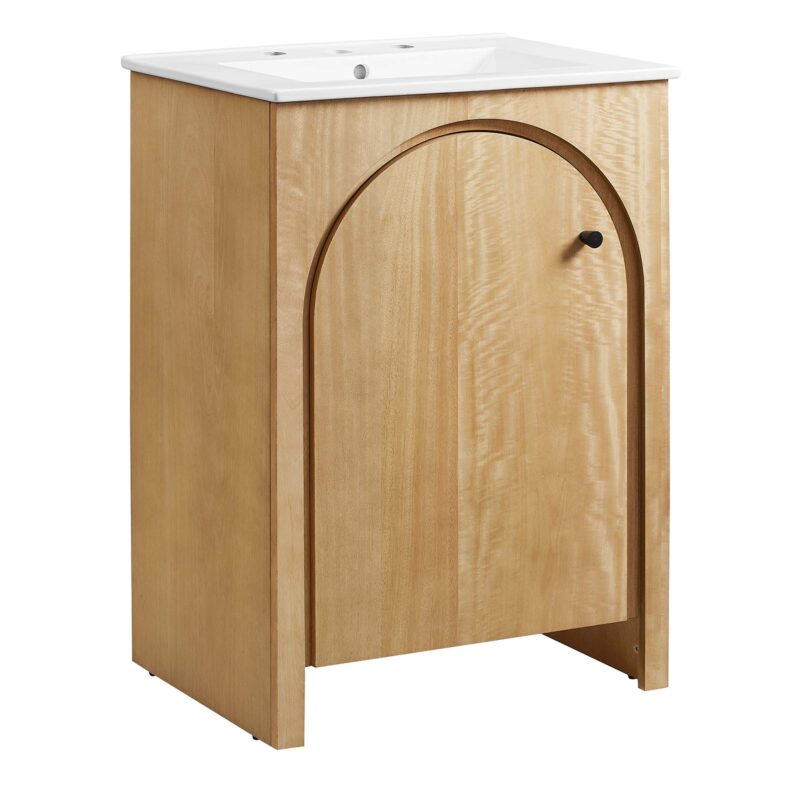 Appia 24″ Bathroom Vanity, Oak / White