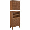 Render Bathroom Cabinet Set, Walnut